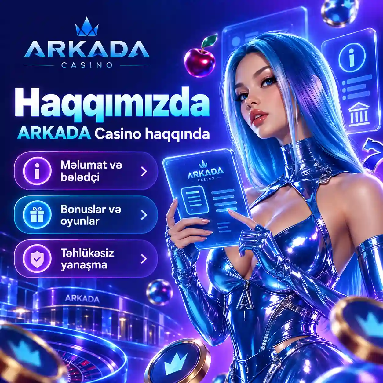 ARKADA Casino haqqında məlumat və təhlükəsiz yanaşma
