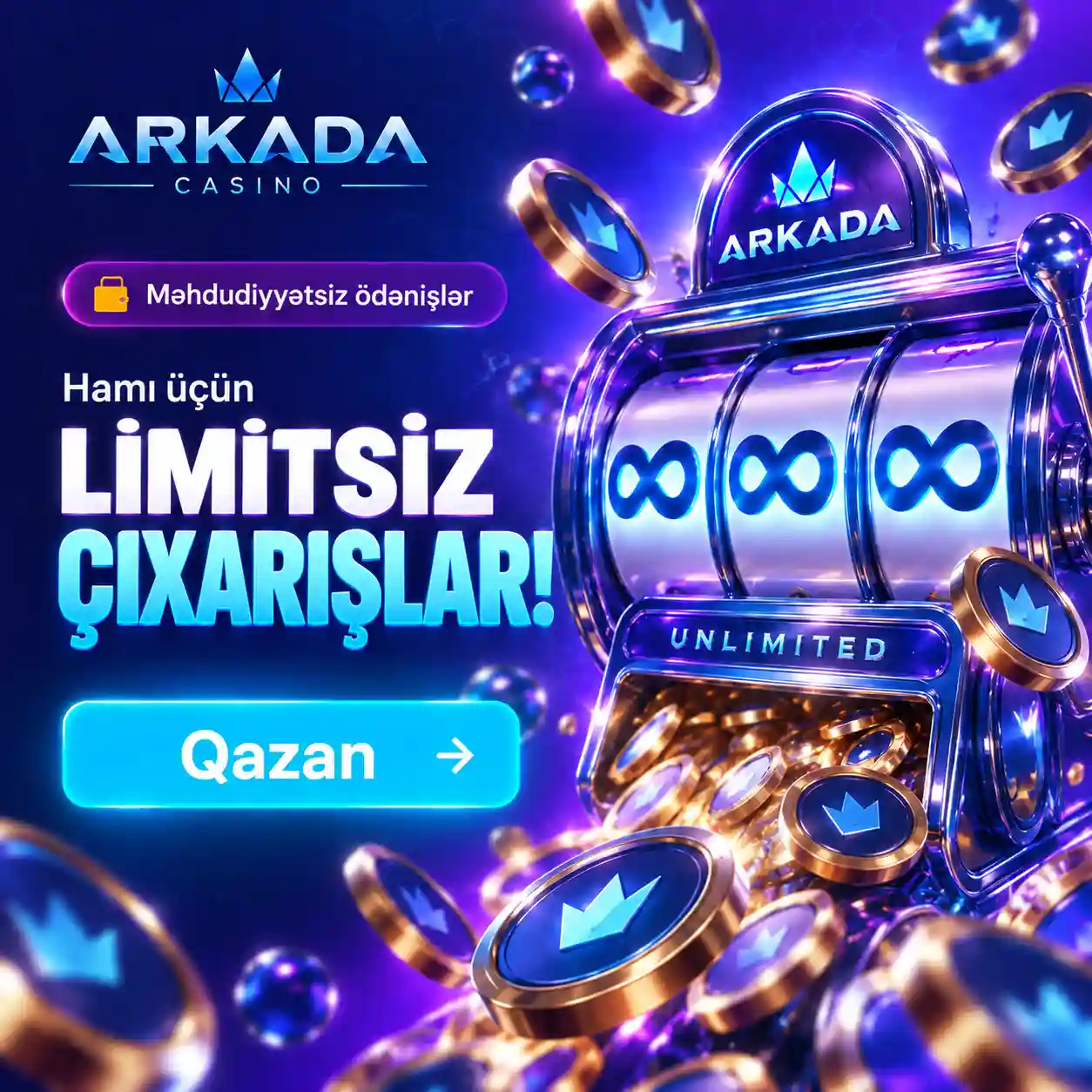 Arkada Casino-da vəsait çıxarışı